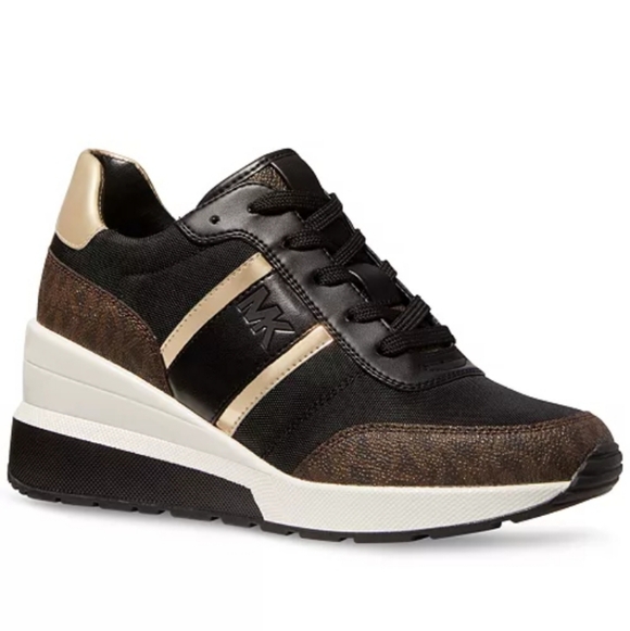 Michael Kors Mabel Trainer Lace-Up Sneakers size 5 1/2